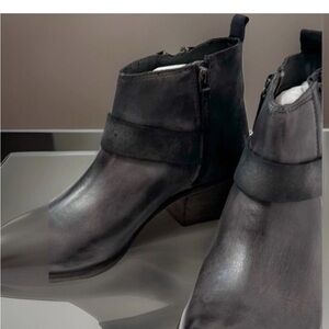 BED| STU Roan Women's Gray Ankle Boots with box